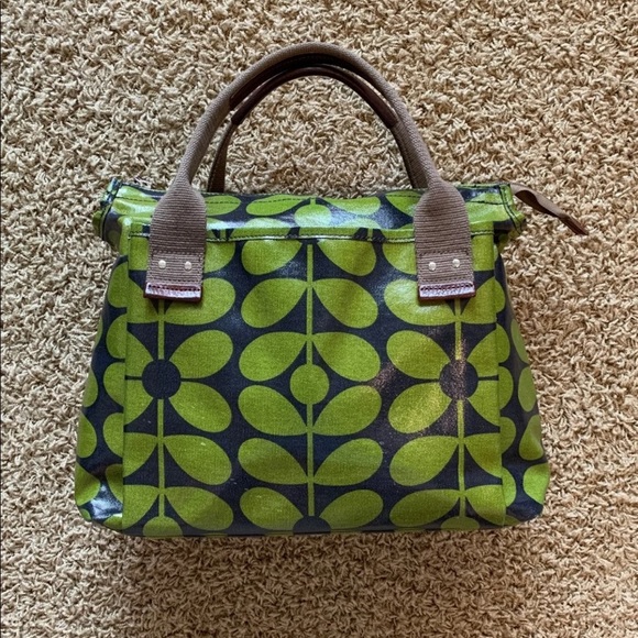 Orla Kiely Handbags - Orla Kiely Green Blue Leaf Design Tote Bag!